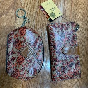 Brand new Patricia Nash leather set